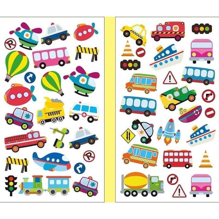 Set stickere vehicule, BREWIS, Multicolor