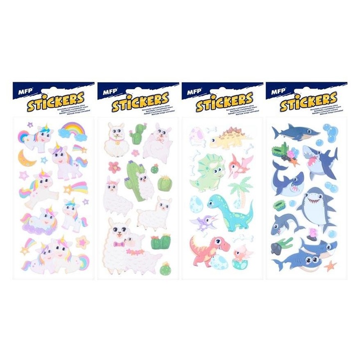 Set stickere decorative, MFP, mix modele, multicolor