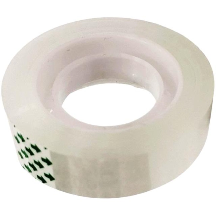 Banda adeziva 12mmx30m transparenta, 12 buc