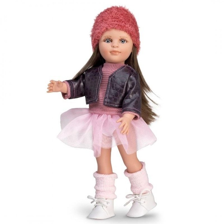 Magic Baby Nina baba, gyűjtői játék divatos ruhával, vinil, 33 cm, többszínű, 1 db