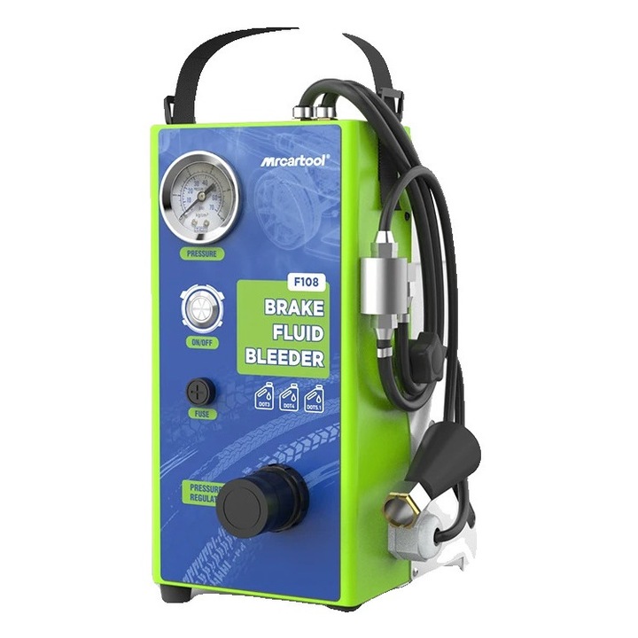 Schimbator ulei frana cu adaptor, Portabil, 115x155x235mm, Albastru