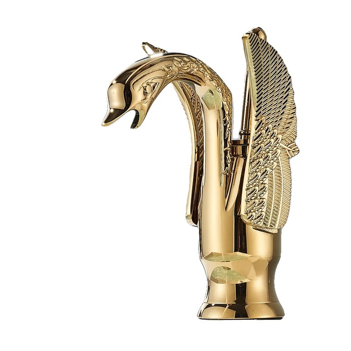 Szaniter csaptelep, sárgaréz, arany