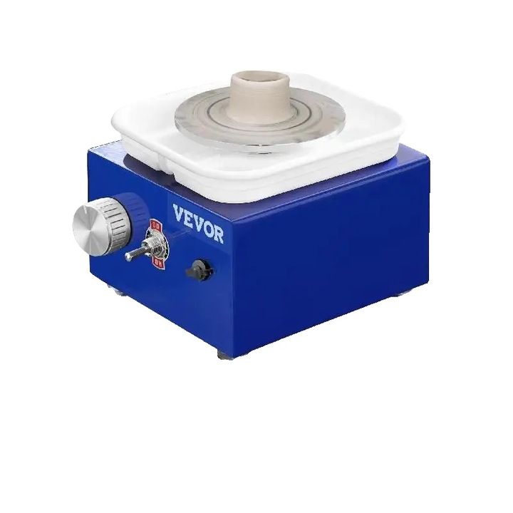 Roata de ceramica, viteza reglabila, bazin detasabil