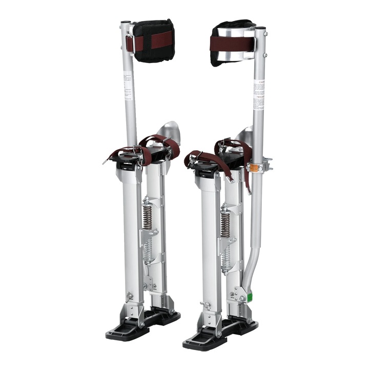 Suport reglabil pentru gips-carton, inaltime ajustabila 45.7-76.2cm/91.4-126.7cm, argintiu