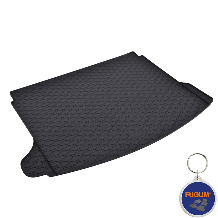 Set tavita portbagaj din cauciuc pentru Mazda 3 III fabricatie 09.2013 - 02.2019, caroserie hatchback, cu / fara roata de rezerva si breloc Rigum