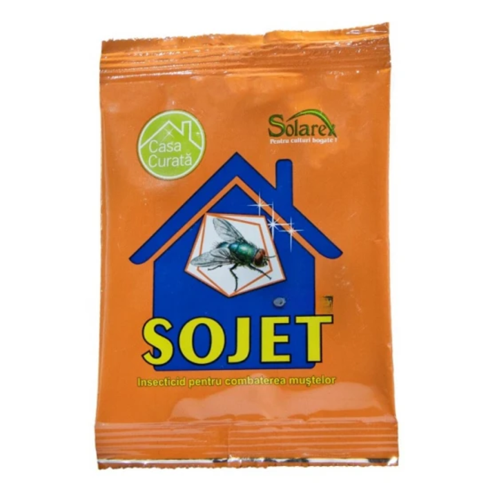 Insecticid pentru combaterea mustelor Sojet, 500 grame