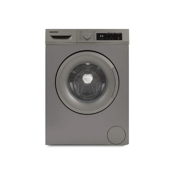 Masina de spalat rufe Daewoo WM710T0SU0BG, 1000 rpm, 7kg, 15 programe, Clasa D, Silver