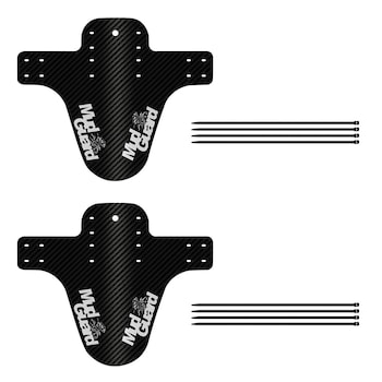 Aripi de bicicleta pentru downhill, set de 2, inclusiv 8 legaturi cu fermoar, 20"-29", potrivite pentru rotile din fata si din spate, 26*22cm, negru