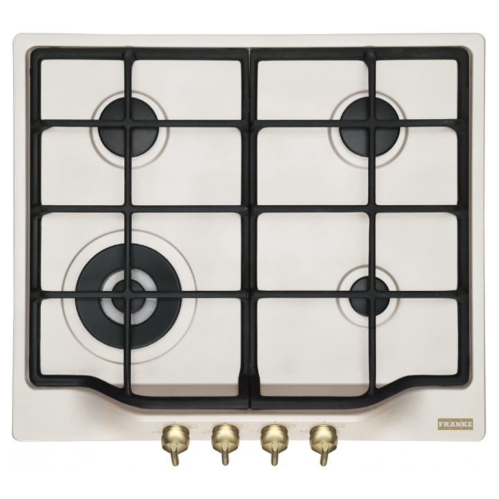 Plita gaz incorporabila, Franke, culoare Panna