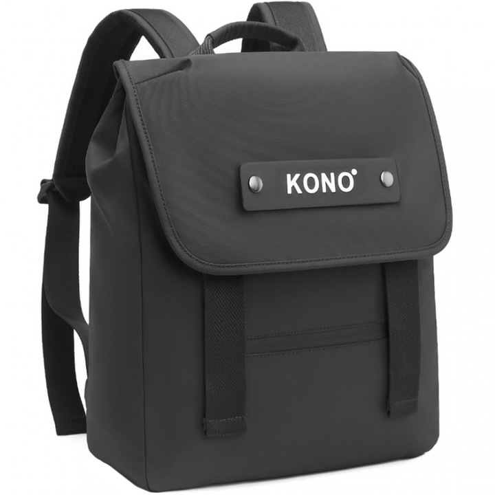 Rucsac inovator pentru femei, rezistent la apa, din PVC, Kono EQ2327BK Negru