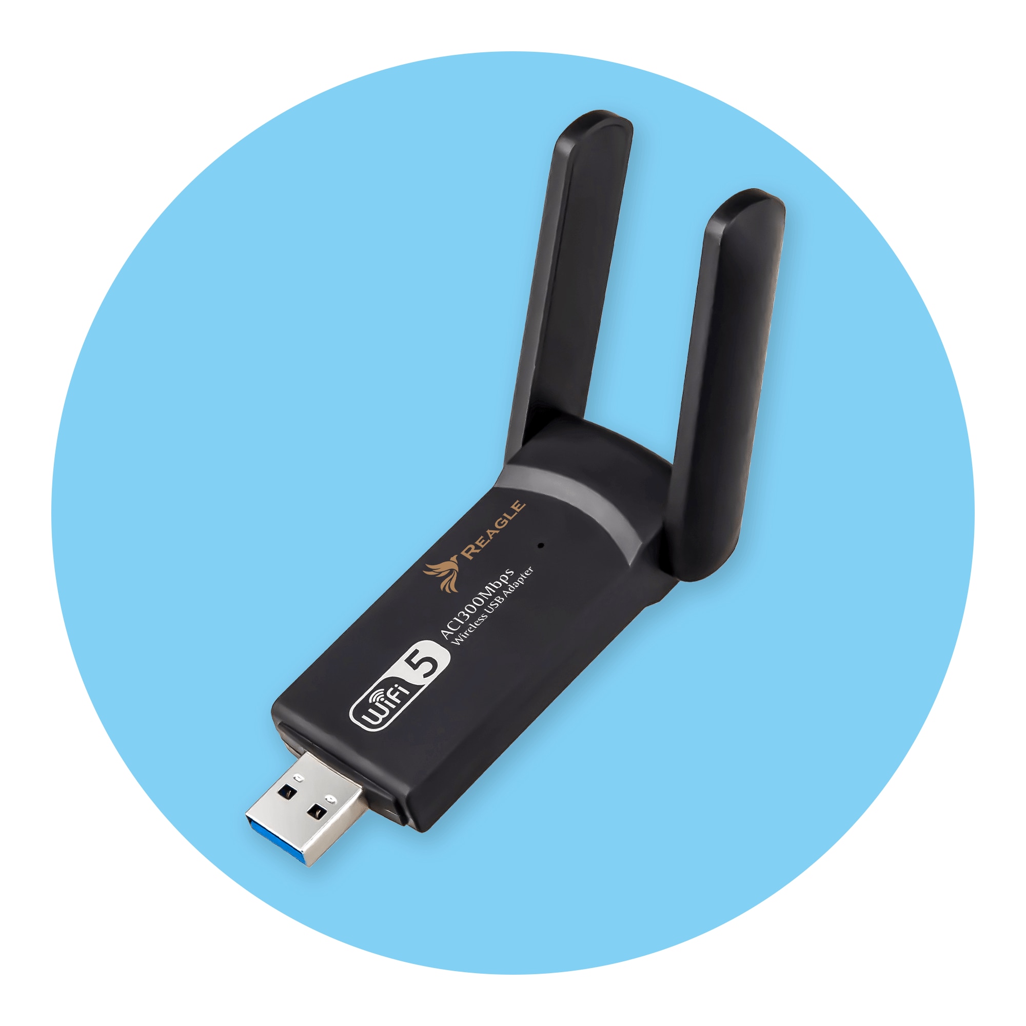 Adaptor Extern De Retea Wi-Fi Usb 3.2 Wifi 1300Mbps 2.4Ghz 5Ghz - eMAG.ro