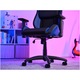Trust GXT 714B Ruya gaming szék, deréktámasz, állítható párna, forgatható ülés, 3D kartámasz, 4. osztályú gázemelő, légáteresztő szövet, kék