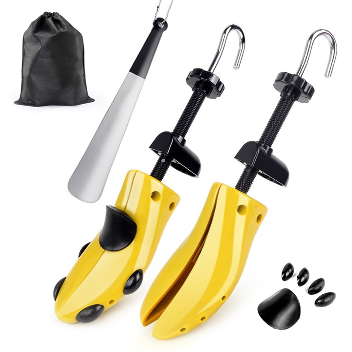 Dispozitiv ajustabil pentru largit incaltaminte, plastic si otel, marimi 39-43, unisex