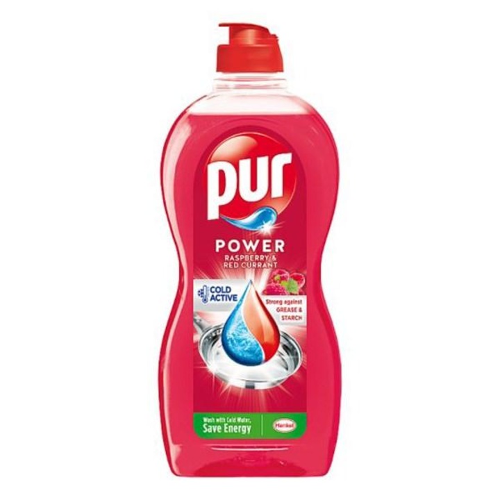 Detergent de spalat vase, PUR, Zmeura & Coacaze rosii, 450 ml