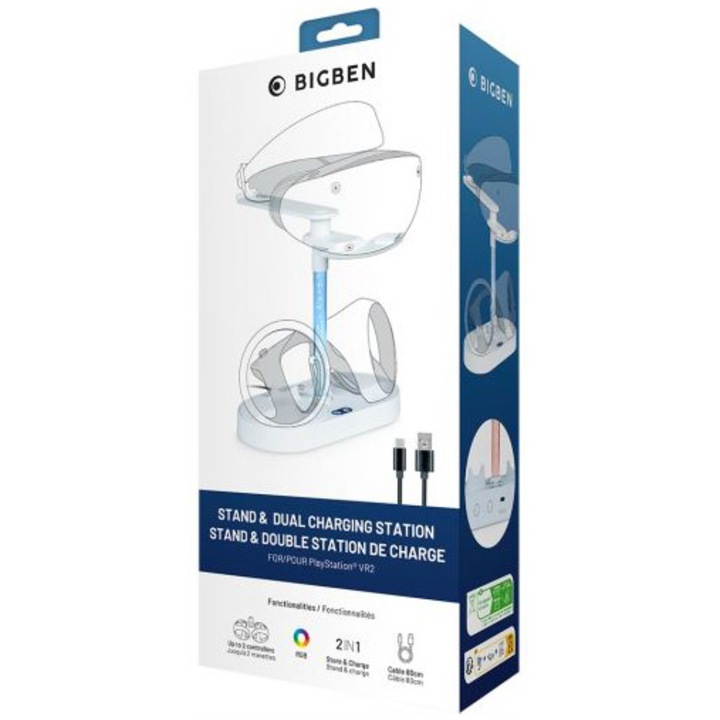 Stand casti si Statie de incarcare Nacon pentru PSVR2