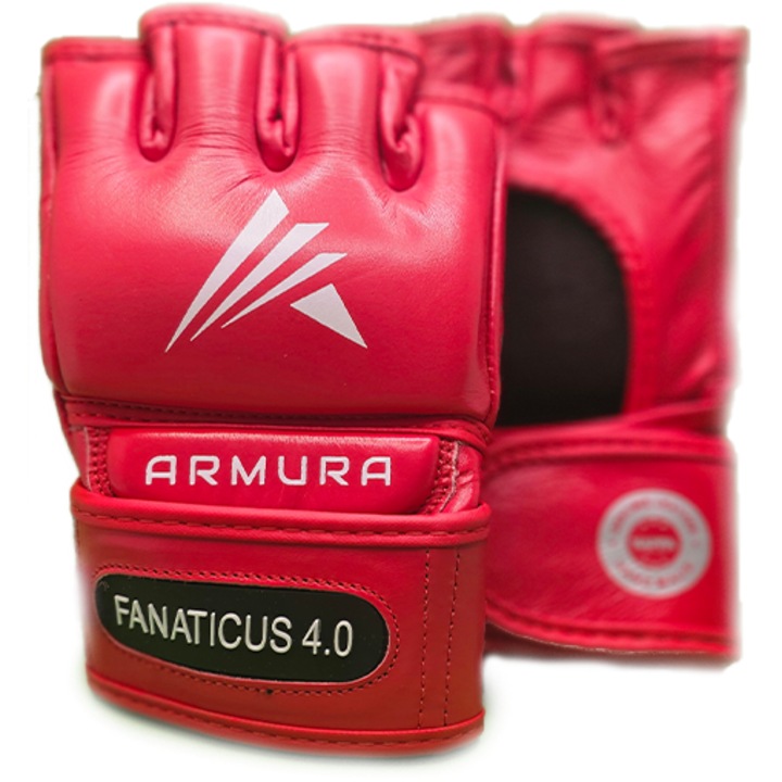 Manusi de MMA ARMURA Fanaticus 4.0 Rosii S