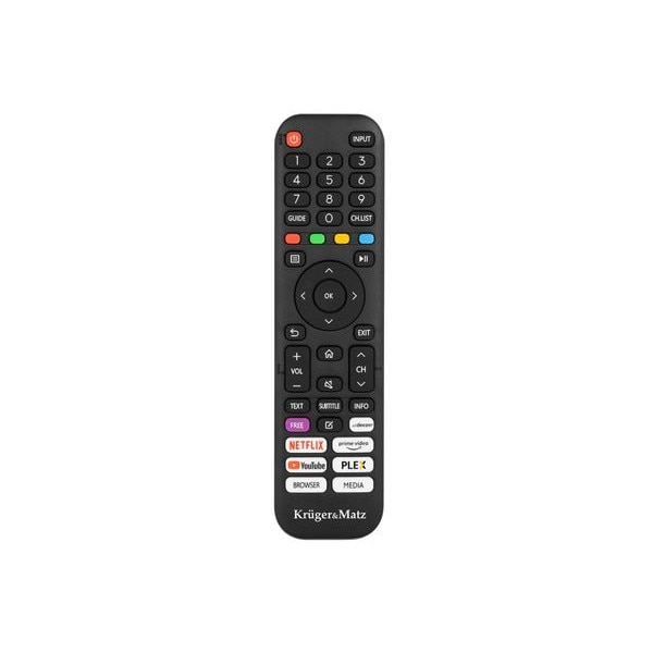 Televizor LED Kruger&Matz 139 cm 55" KM0255UHD-V, Ultra HD 4K, Smart TV, WiFi, CI+