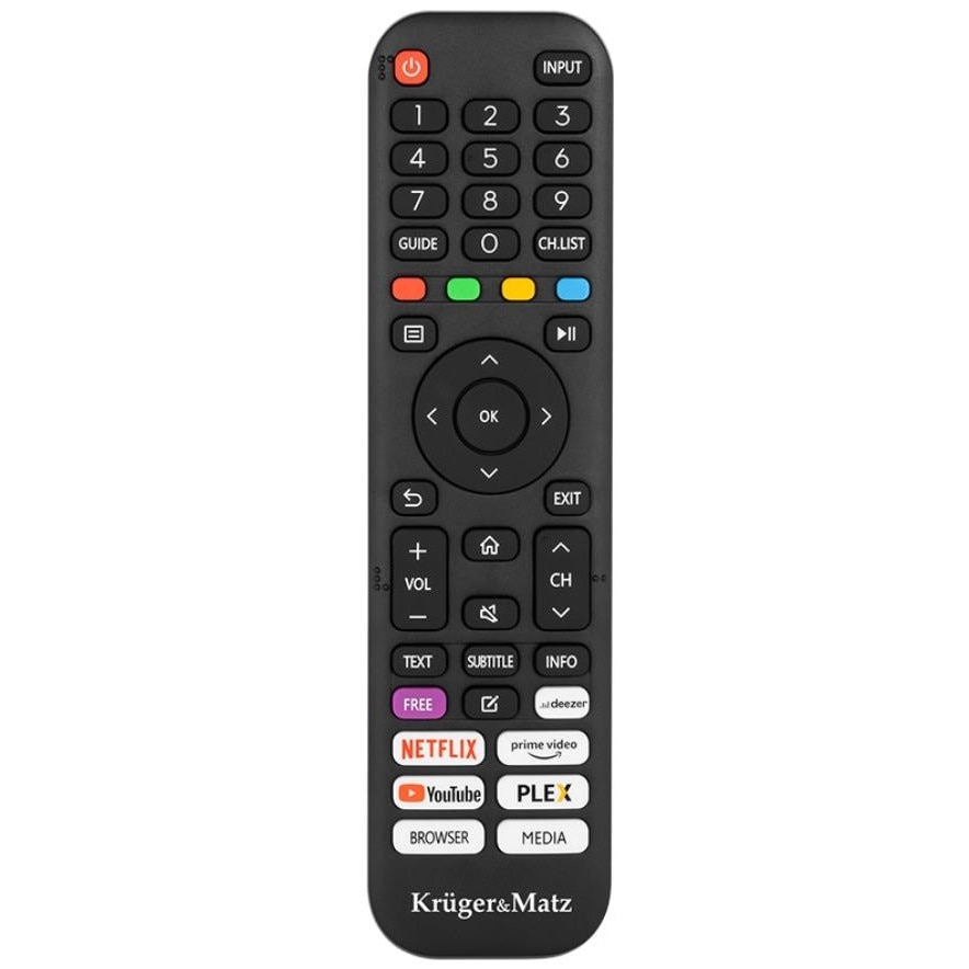 Televizor LED Kruger&Matz 139 cm 55" KM0255UHD-V, Ultra HD 4K, Smart TV, WiFi, CI+