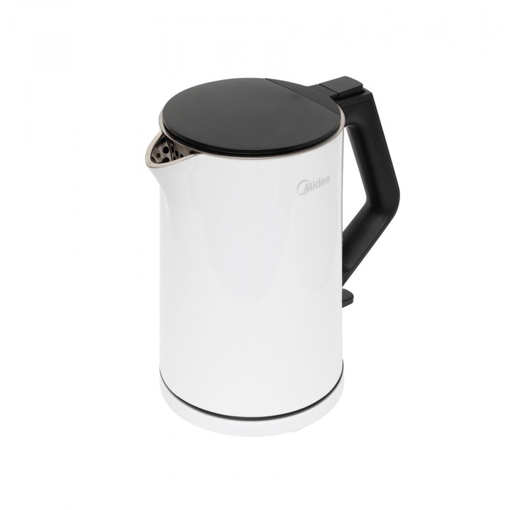 Midea vízforraló - max. 2200 W - 1,5 L - duplafalú - fehér-fekete
