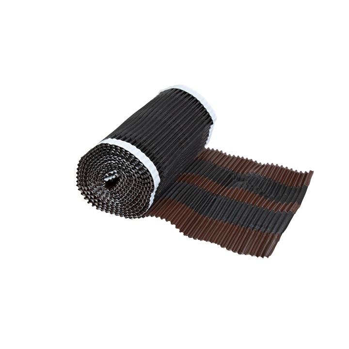 Banda aerisire coama, Term Vent, 310mm x 5m, culoare maro RAL 8017
