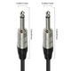 VTM audio kábel. Jack apa - Jack apa 6.3mm, 15M, Fekete