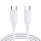 Cablu Type-C la Type-C, Fast Charging 60W, 1m, JoyRoom Long-Lasting Series (S-CC060A9), White