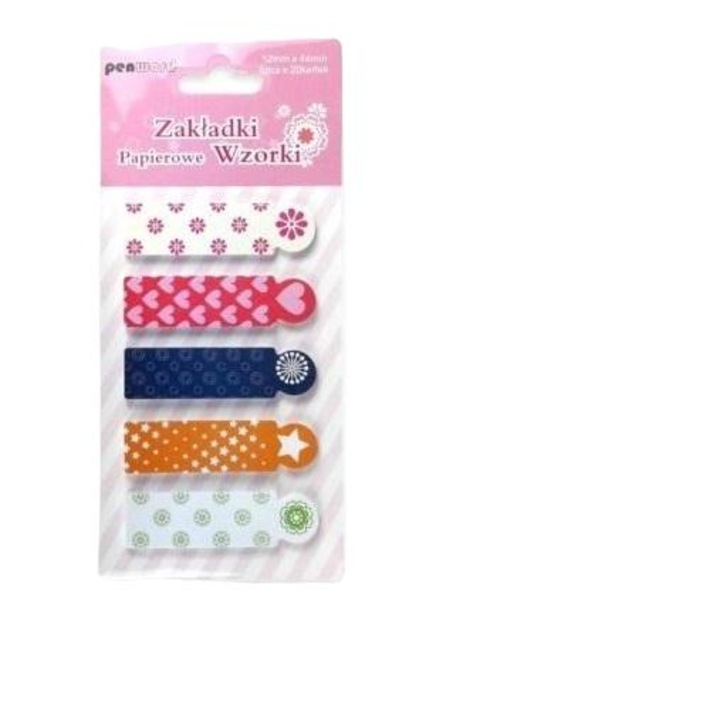 Set de 100 stick index, PENWORD, Hartie, 12x44mm, Multicolor