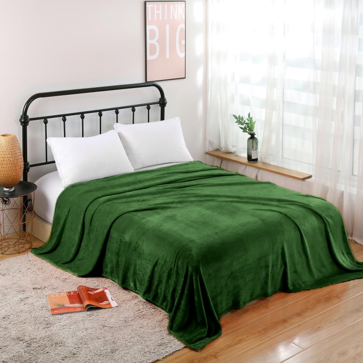 Одеяло за двойно легло Cocolino, зелено, 200X230см