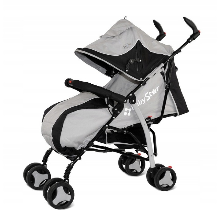 Carucior - umbrela + accesorii - gri