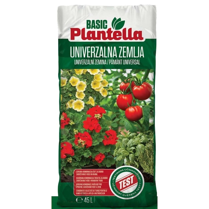 Pamant universal, Plantella, Basic, Turba, 45L