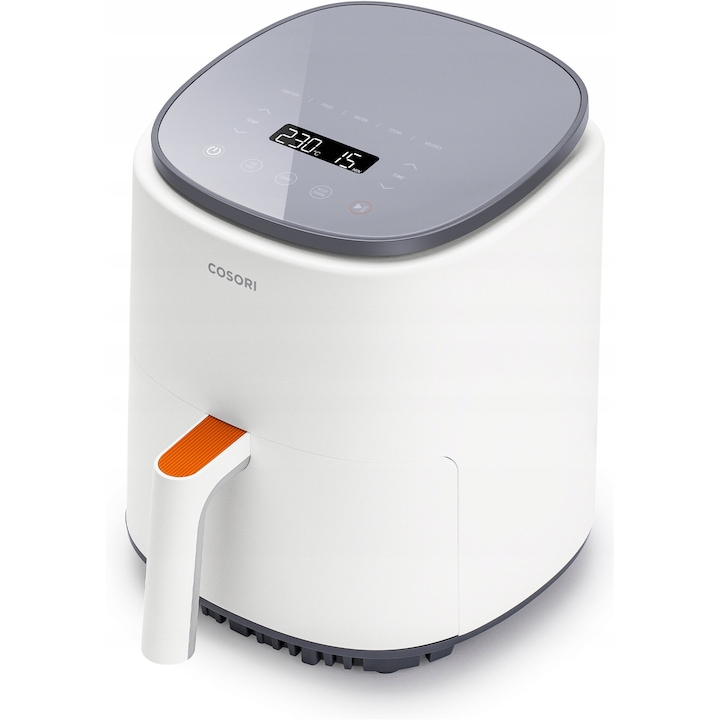 Фритюрник COSORI Lite 3.8L, 75-230C, 7 програми, интелигентно управление, 1500 W, бял