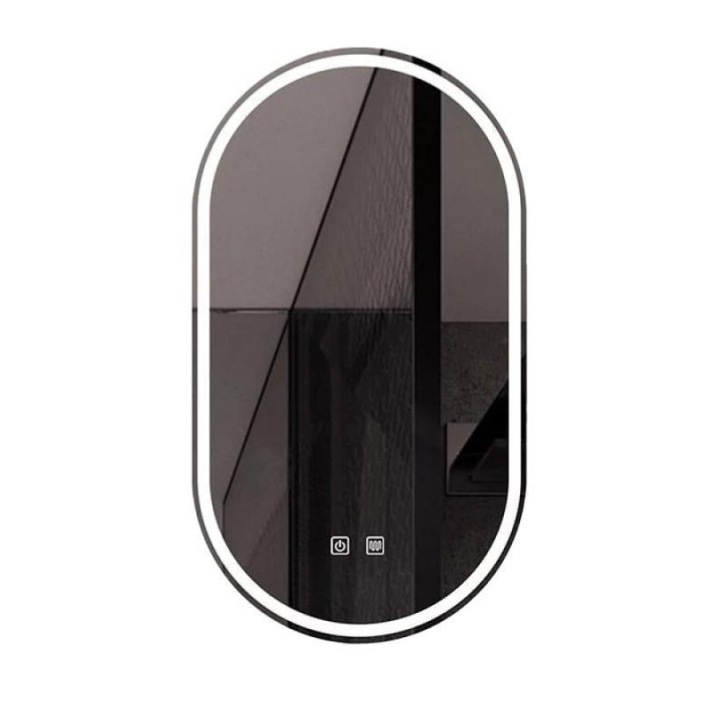 Огледало за баня LED Touch Rainer, с функция Demist 60x80см