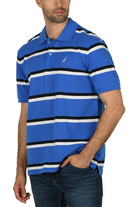 Tricou cu guler Nautica Brennan Polo Shirt, Albastru