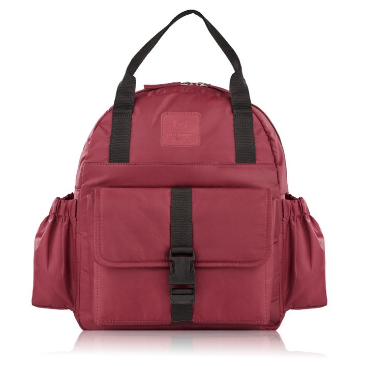 Rucsac sport dama, Paolo Peruzzi, Sintetic, Rosu
