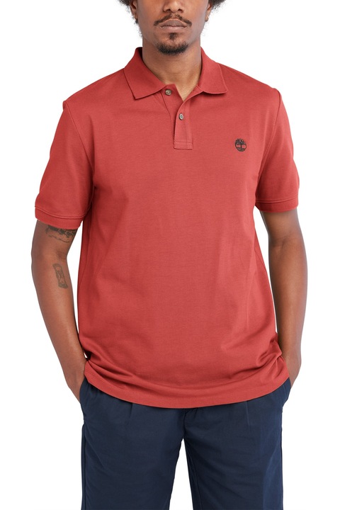 Tricou cu guler Timberland Basic Polo, Rosu