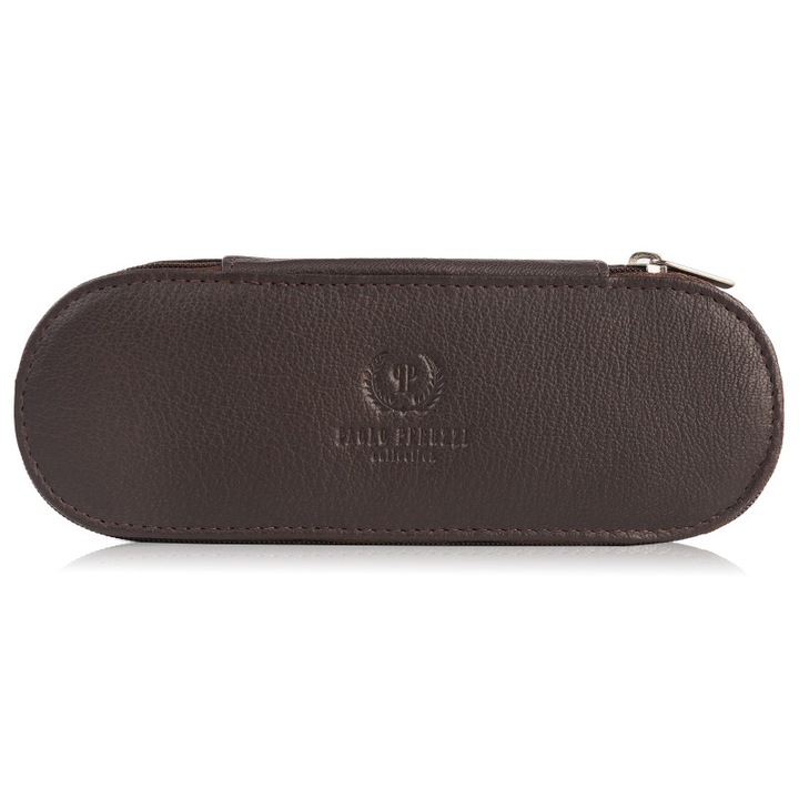 Husa pentru ochelari, Paolo Peruzzi, Piele naturala, Maro