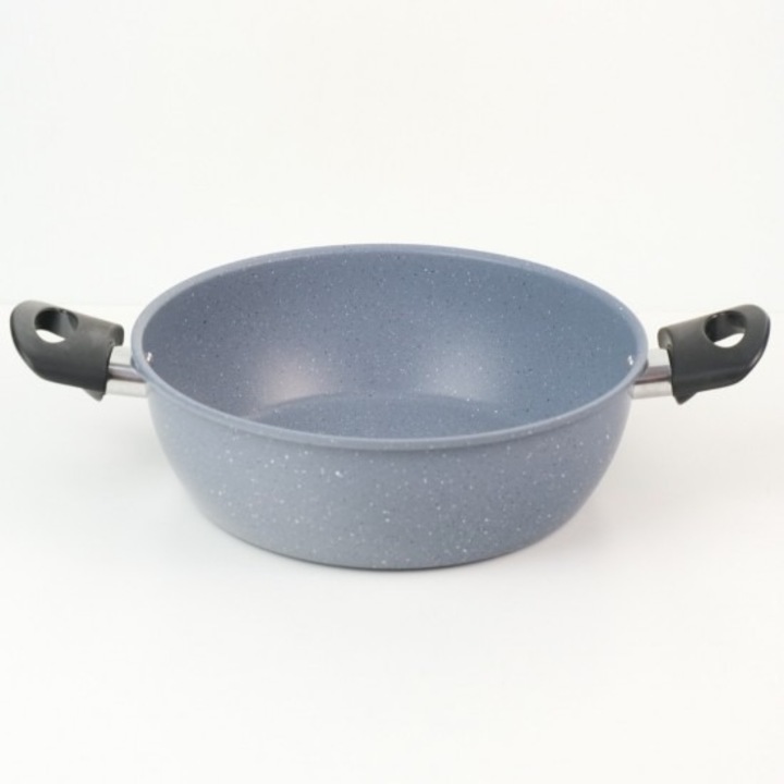 Cratita cu Manere din Plastic, Antiaderenta, 22 cm