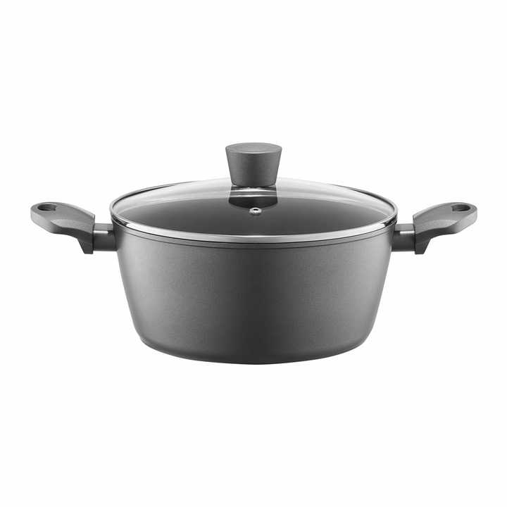 Тенджера с капак Ambition Verso, 28 см, 6,7 л, керамично покритие Qualum