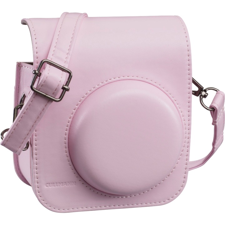 Geanta pentru apaprat foto instant, Cullmann, Piele ecologica, Pentru Fujifilm Instax Mini 12, Roz