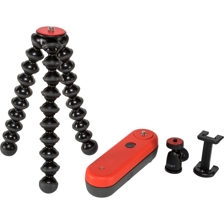 Joby állvány telefontartó, alumínium, 1.4", fekete/piros