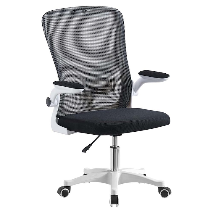 Timeless Tools Ergonomikus irodai szék állítható derék- és könyöktámasszal, fehér