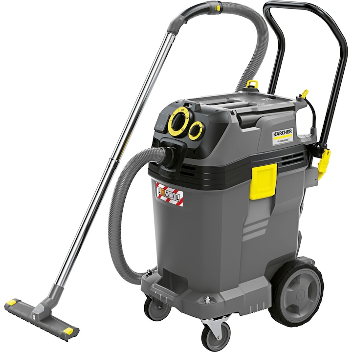 Aspirator NT 50/1 Tact TE L multifunctional, Karcher, 1380 W, Galben/Gri/Negru