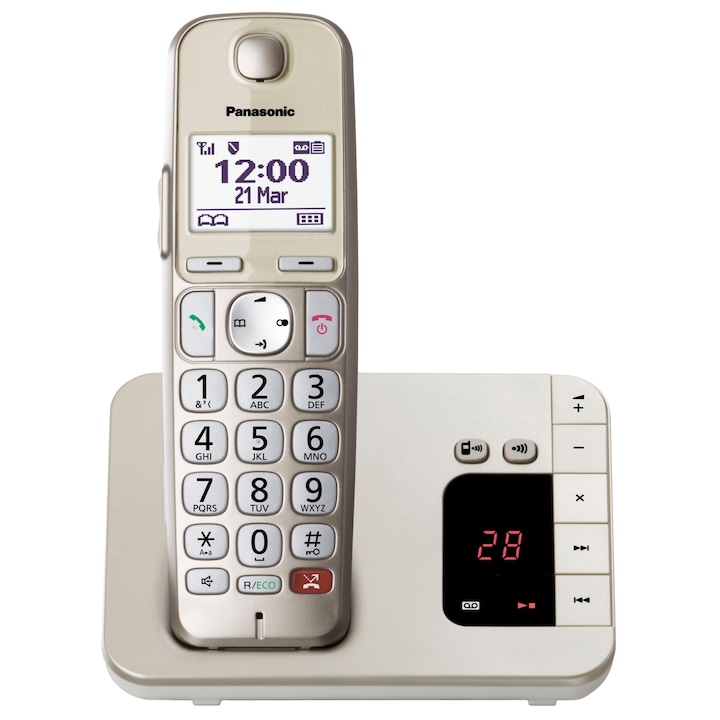 Vezeték nélküli telefon, Panasonic, Műanyag, 4,5 cm