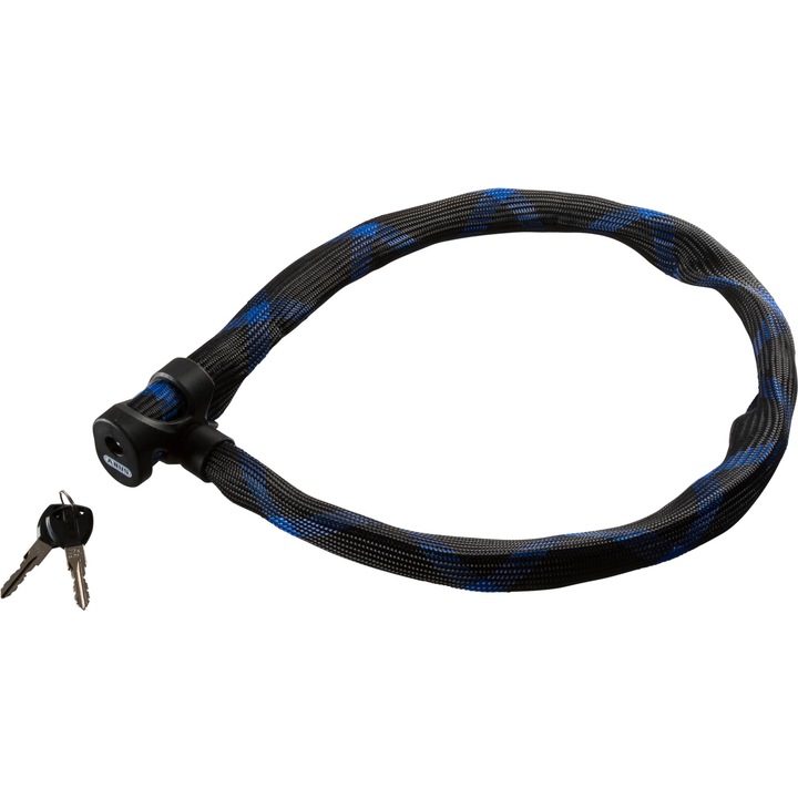 Lacat cablu bicicleta, Abus, 22mm, Negru, 85cm