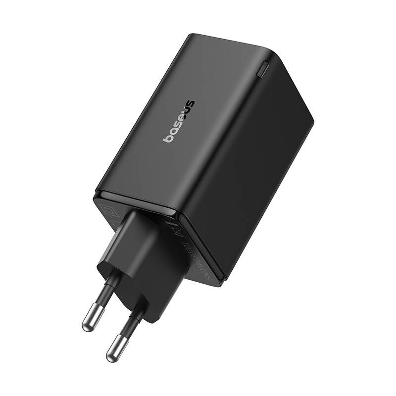 Incarcator retea Baseus GaN6 Pro Fast Charge 2C+2U 100W + cablu USB-C 100W 1m negru
