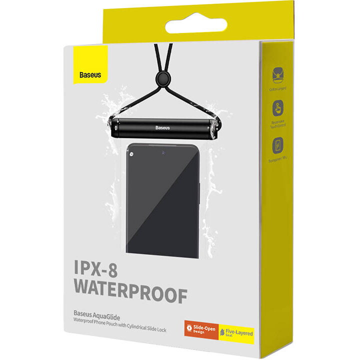 Husa telefon, Baseus, TPU, Negru, 7.2 inch