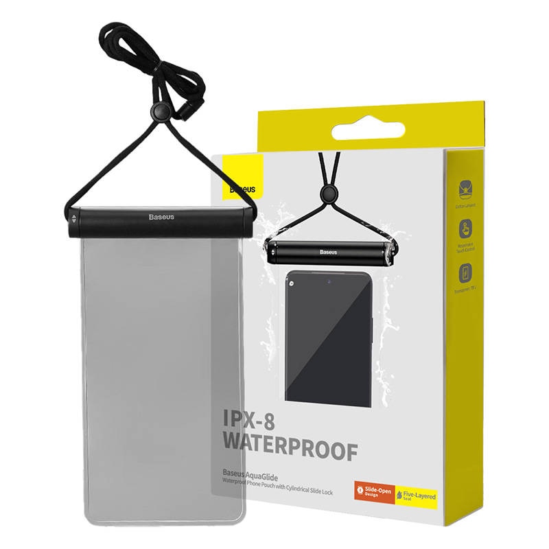 Husa telefon, Baseus, TPU, Negru, 7.2 inch