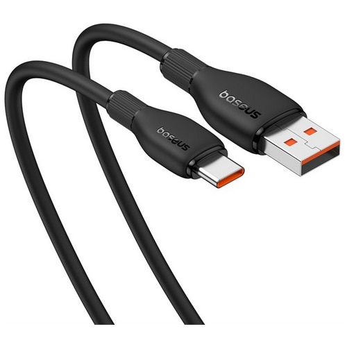 Cablu alimentare si date Baseus Pudding, Fast Charging Data Cable pentru smartphone, USB la USB Type-C 100W, 2m, negru