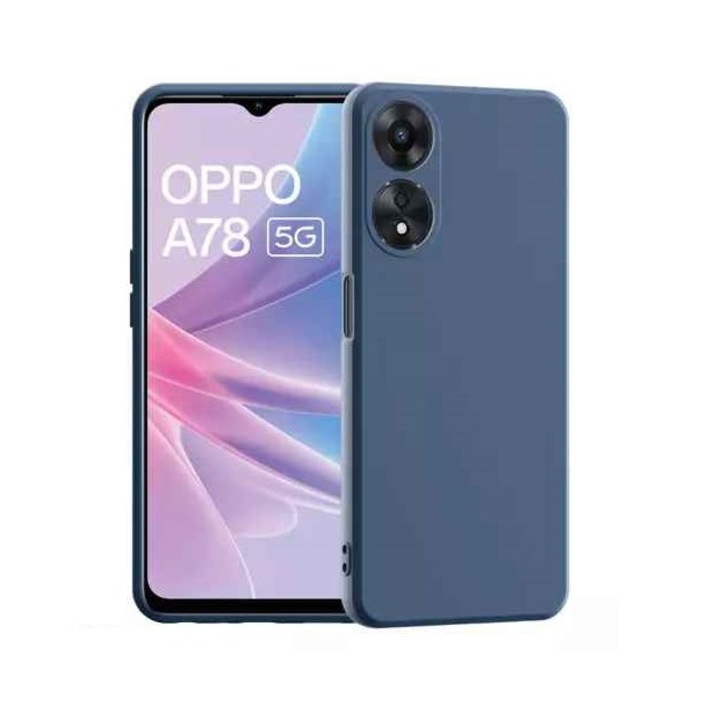 Кейс за Oppo A78 5G / A58 5G tpu тъмно син
