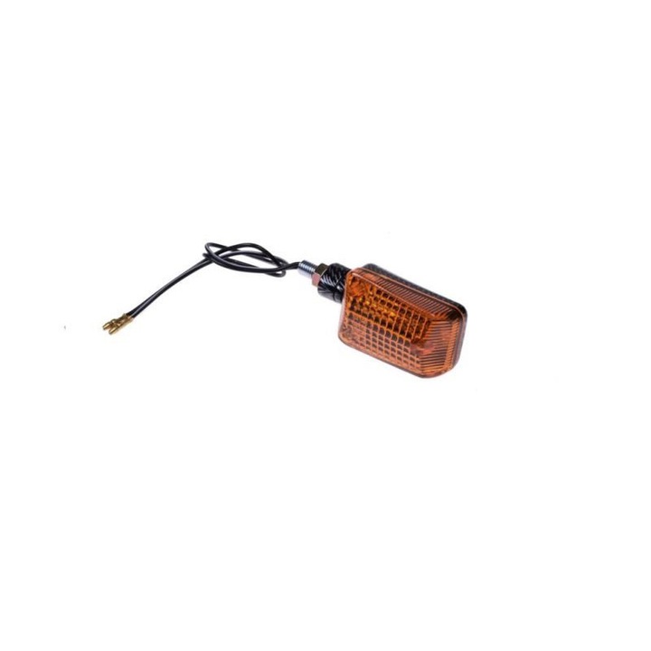 Semnalizare cu bec BA9S, 12v, 23w, culoare carbon/portocaliu, brat scurt